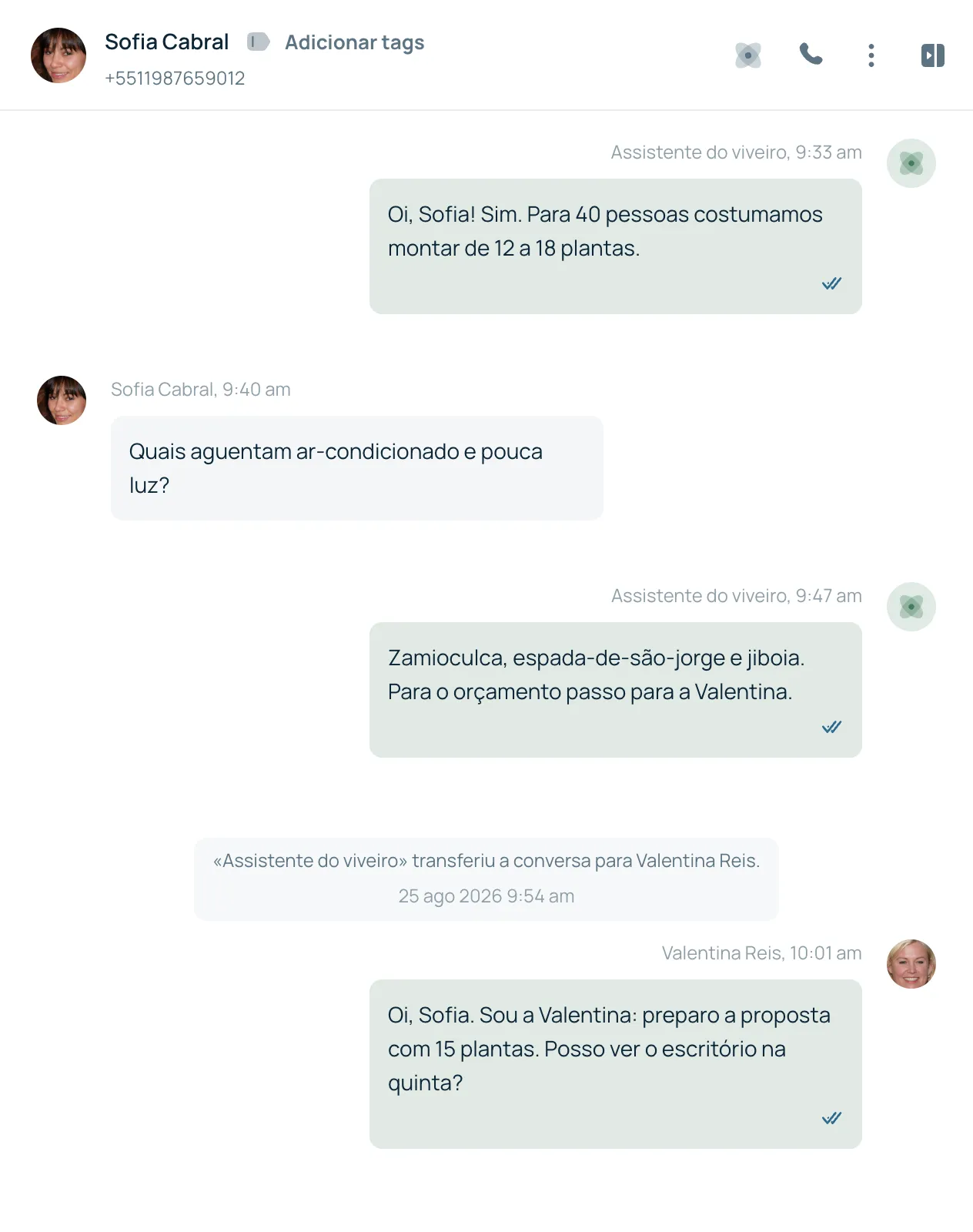 A tela de bots do meruma com dois agentes configurados.
